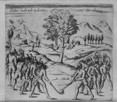 Indigenous People Playing Chueca by España Fondo Antiguo de la Biblioteca